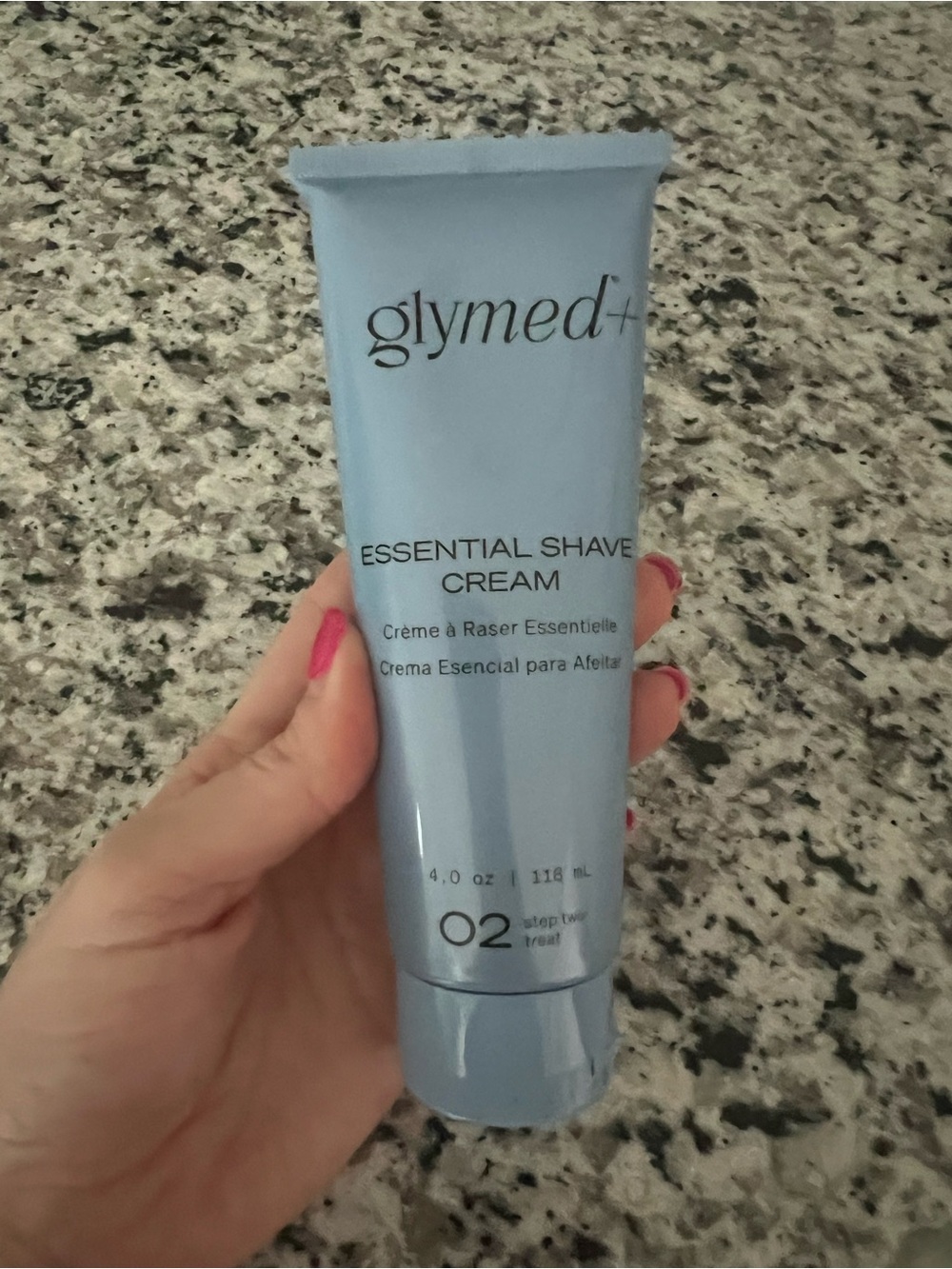 GlyMed+ Essential Shave Cream - Light Blue Tube